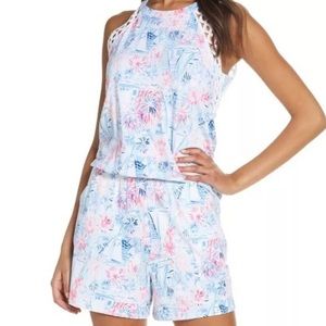 NWT Lilly Pulitzer Sea to Shining Sea Lala Romper
